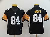 Youth Nike Steelers 84 Antonio Brown Black Alternate Vapor Untouchable Limited Jersey,baseball caps,new era cap wholesale,wholesale hats